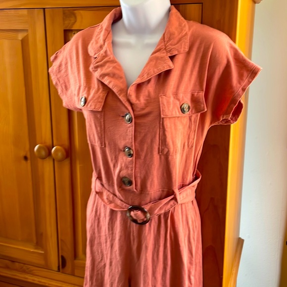 🚫SOLD🚫 Red Orange Pantsuit 🍁 - Picture 3 of 12